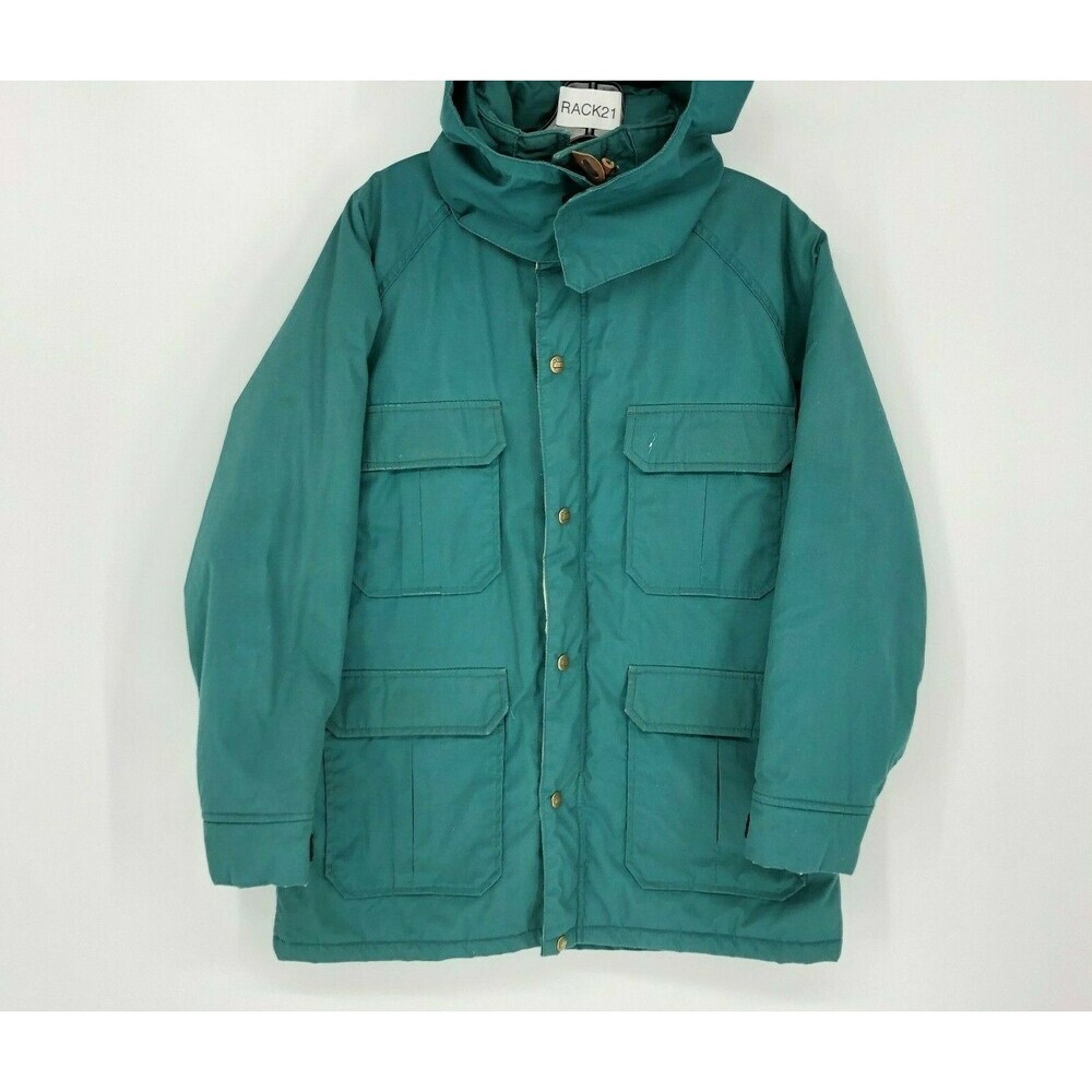 Woolrich Vintage Women's Polyester Full Zip Front Jacket Size M Outdoor Parka